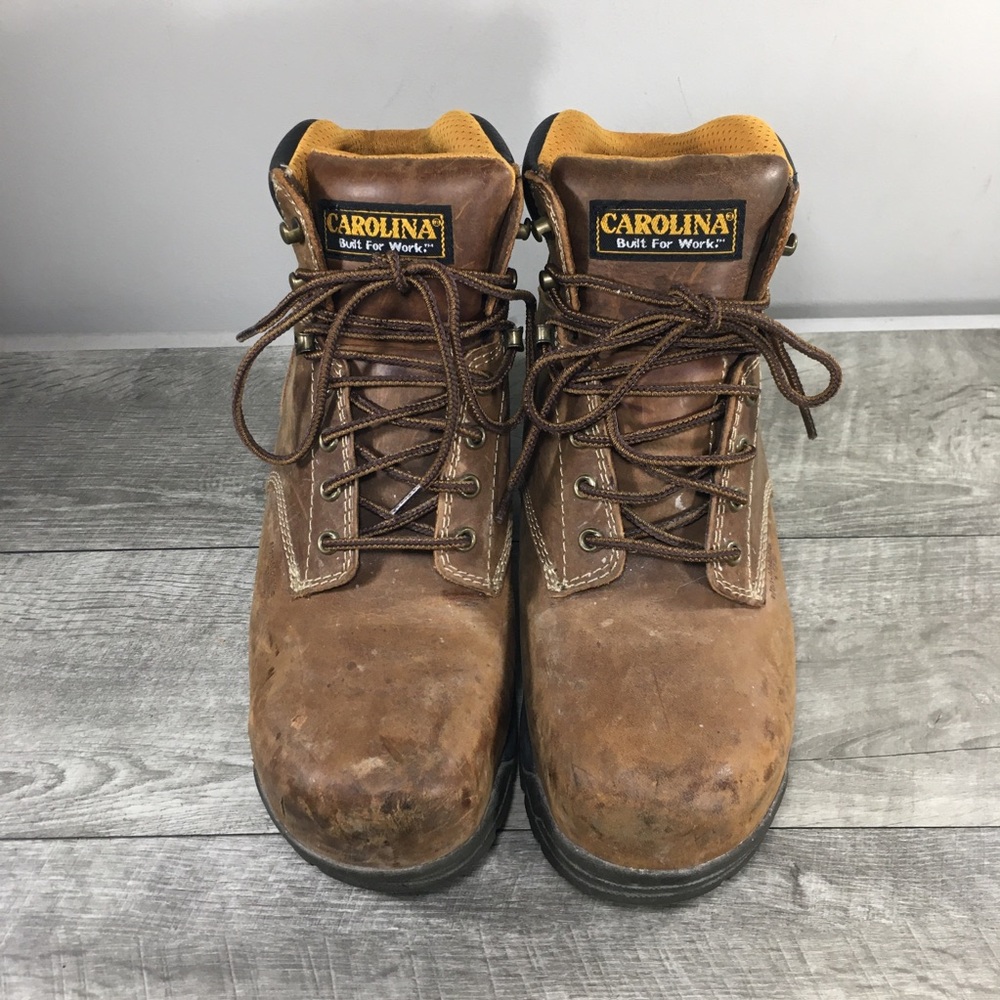 Mens Carolina CA5520 Bruno 6” Steel Toe Waterproof Leather Work Boots Size 9.5 - Picture 4 of 12